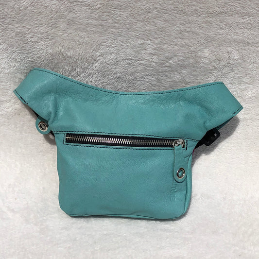 Mini Special Turquesa & Mandalas · Piel natural BioCuir® · Pieza Única Núm. 9240