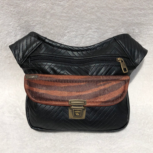Special Elegant Black & Zebra · Piel Vegana · Pieza Única Núm. 9239