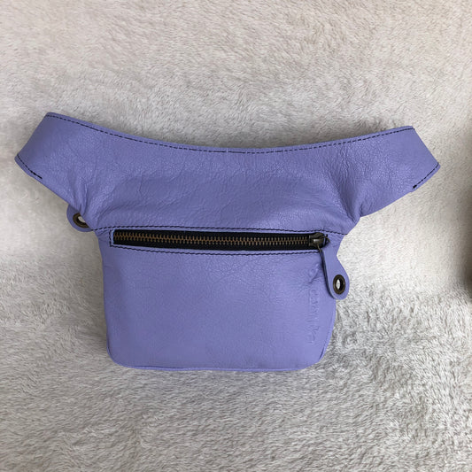 Mini Premium Lavender & Old Gold Natural leather BioCuir® Exclusive Piece No. 9201