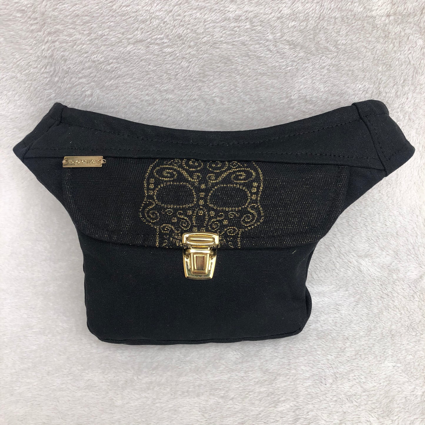 Mini Black & Golden Skull Unique Piece No. 9338