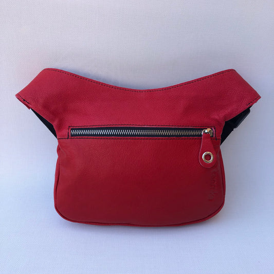 Premium Red Stars & Silver Natural BioCuir® Leather Exclusive Part No. 9468