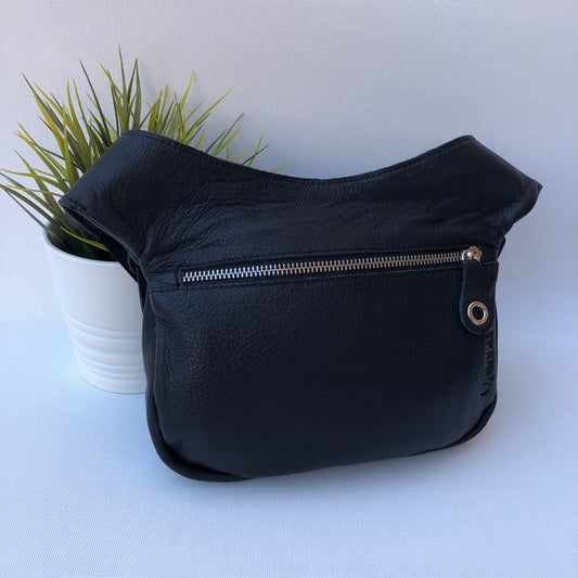 Premium Black Circles & Silver Natural BioCuir® Leather Exclusive Part No. 9457
