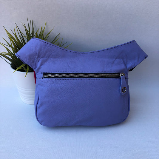 Summer Lavender & Mandalas BioCuir® natural leather Unique Piece No. 9450
