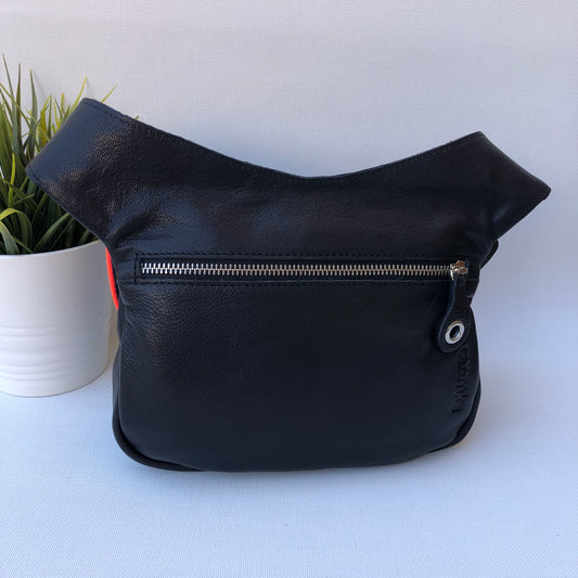 Summer Black & Mandalas BioCuir® Naturleder Einzelstück Nr. 9445