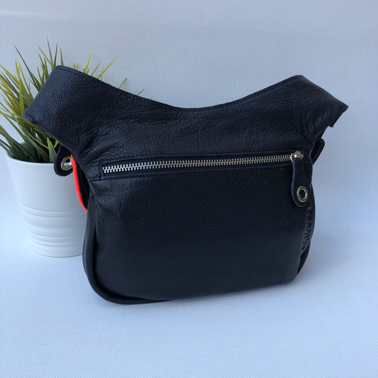 Summer Black & Mandalas BioCuir® Naturleder Einzelstück Nr. 9463