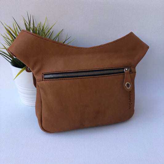 Premium Brown Circles & Silver Natural BioCuir® Leather Exclusive Part No. 9469