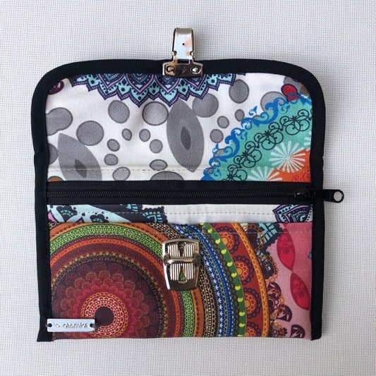 CAOMKA Waterproof Flat Coin Purse Unique Piece No. 9504