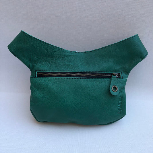 Classic Green & Old Gold BioCuir® Natural Leather Exclusive Piece No. 9546