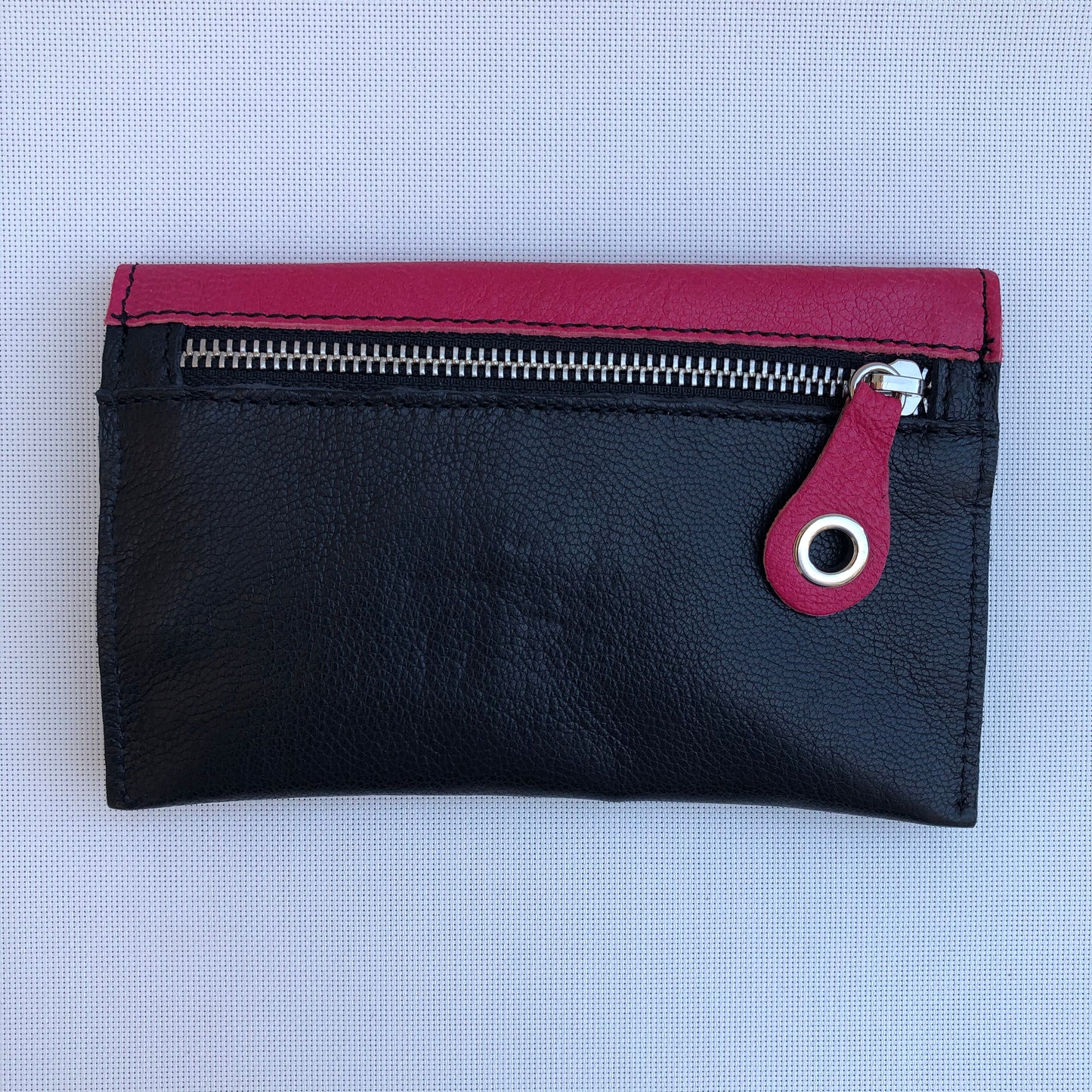 CAOMKA Flat Coin Purse Natural BioCuir® Leather Exclusive Piece No. 9581