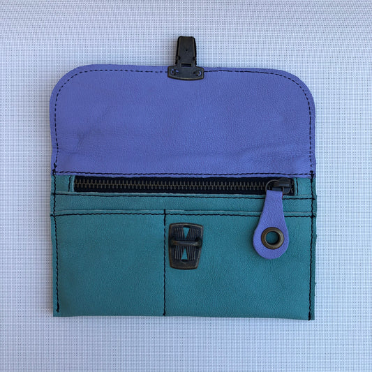 CAOMKA Flat Coin Purse Natural BioCuir® Leather Exclusive Piece No. 9583