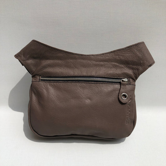 Summer Brown & Mandalas BioCuir® natural leather Unique Piece No. 9666