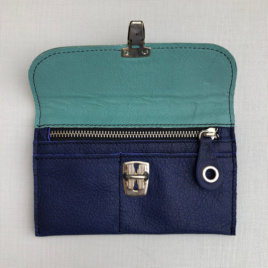 CAOMKA Flat Coin Purse Natural BioCuir® Leather Exclusive Piece No. 10.113