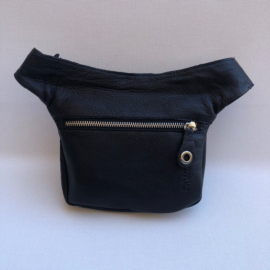 Mini Special Black & Colors BioCuir® natural leather Unique Piece No. 9819