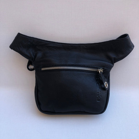 Mini Special Black & Colors BioCuir® natural leather Unique Piece No. 9818
