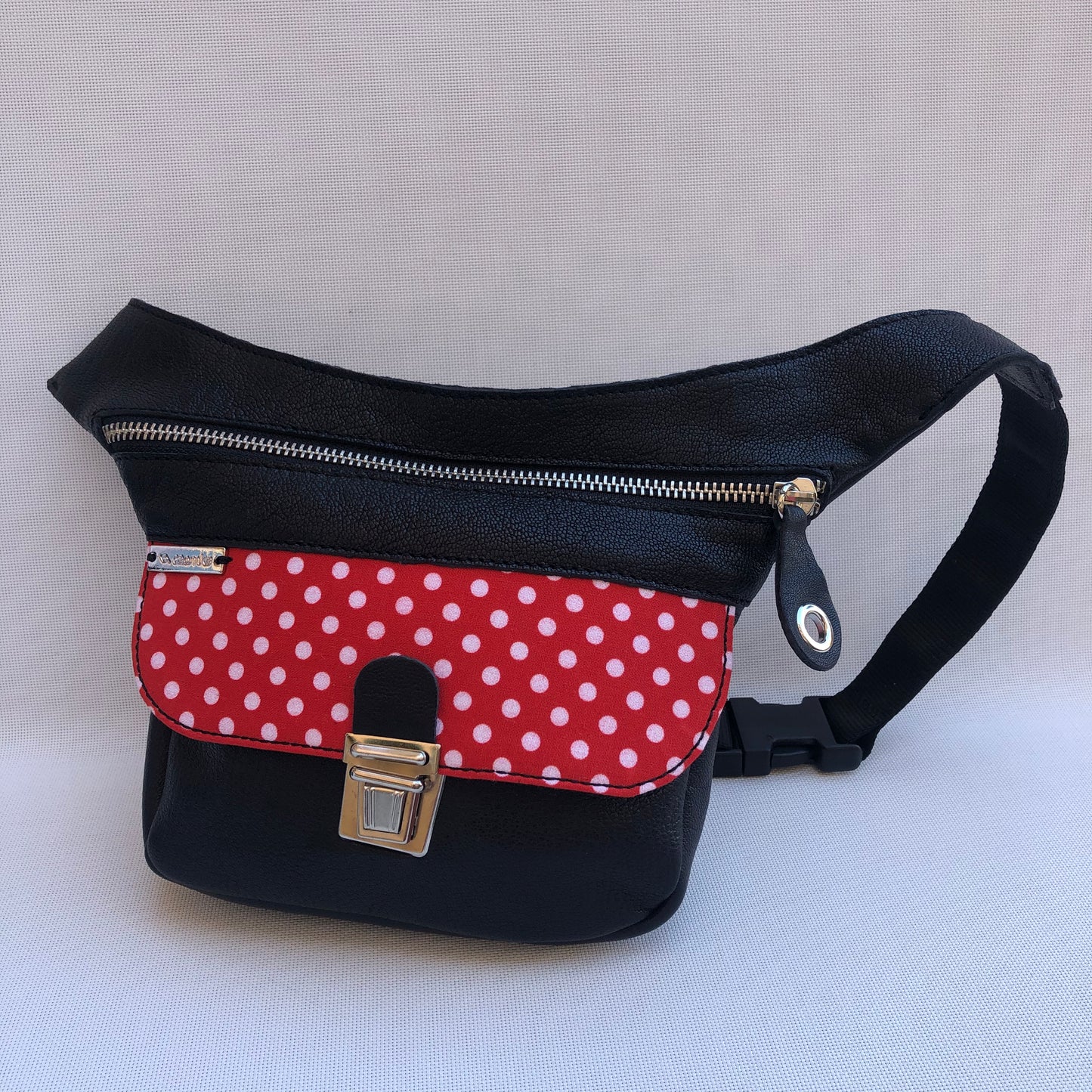 Mini Special Black & Dots · Piel natural BioCuir® · Pieza Exclusiva Núm. 9823