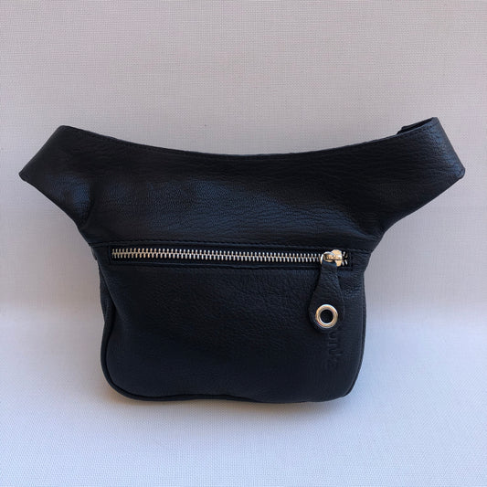 Mini Special Black & Colors BioCuir® natural leather Unique Piece No. 9824