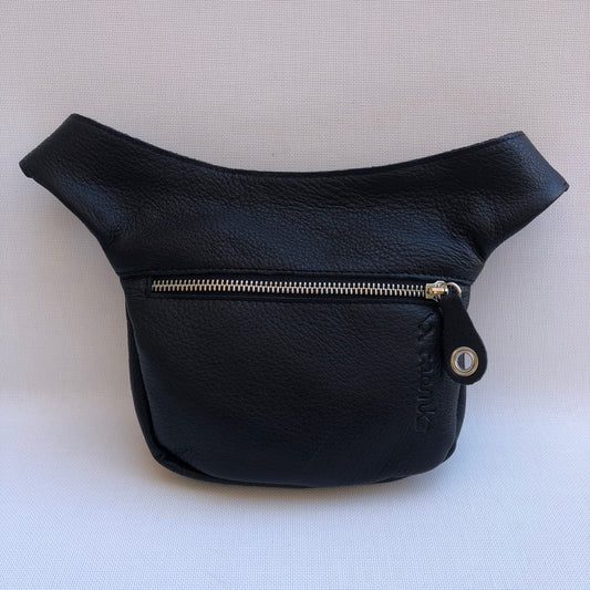 Mini Special Black BioCuir® natural leather Exclusive Piece No. 9826