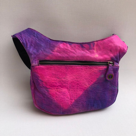 Sommerfarbe "ArtPunk" (Gemma Madness) BioCuir® Leder Einzelstück Nr. 9953