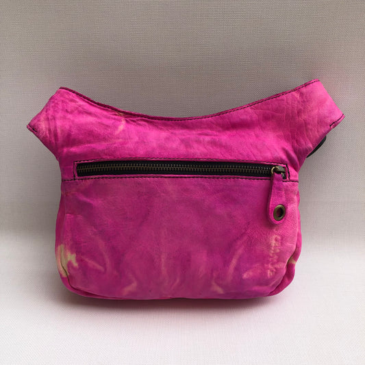 Sommerfarbe "ArtPunk" (Gemma Madness) BioCuir® Leder Einzelstück Nr. 9959