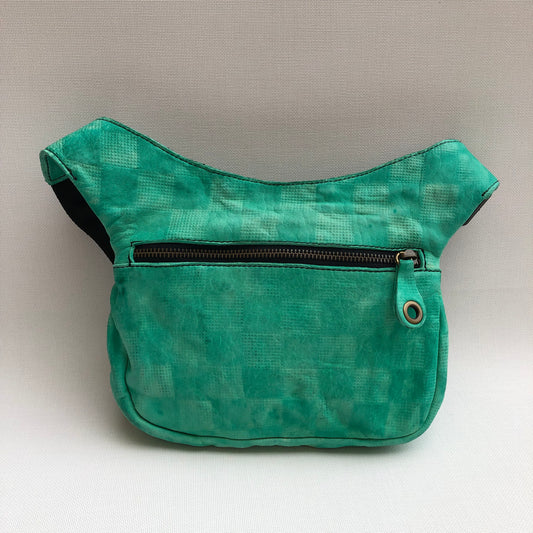 Sommerfarbe "ArtPunk" (Gemma Madness) BioCuir® Leder Einzelstück Nr. 9958