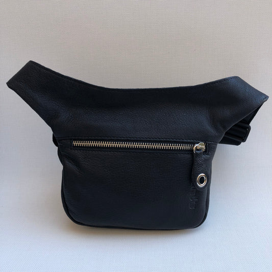 Mini Special Black & Colors BioCuir® natural leather Unique Piece No. 10529