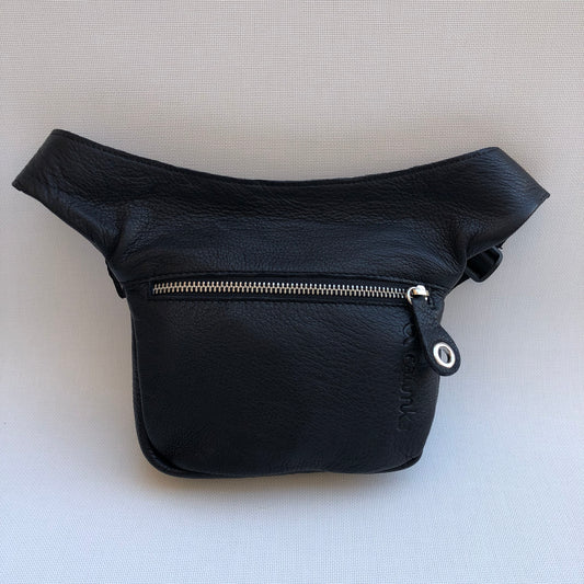Mini Special Black & Colors BioCuir® natural leather Unique Piece No. 10282