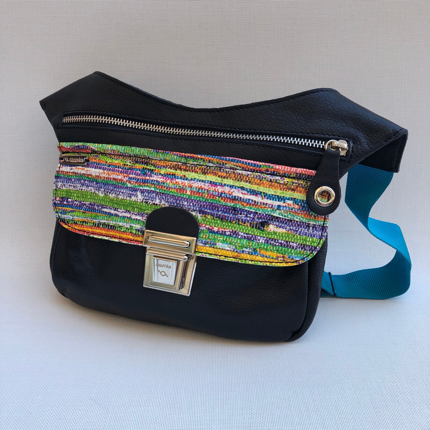 Summer Black & Colors · Piel natural BioCuir® · Pieza Única Núm. 10.074