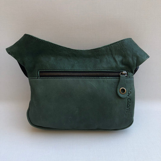 Classic Green & Old Gold Natural BioCuir® Leather Exclusive Part No. 10237