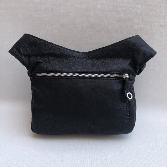 Special Black & Brown BioCuir® natural leather Exclusive Piece No. 10365