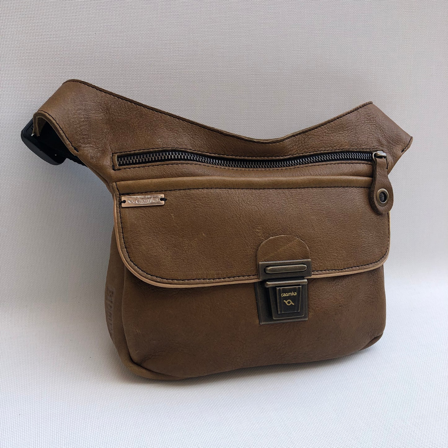 Special Top Brown BioCuir® natural leather Exclusive Piece No. 10367