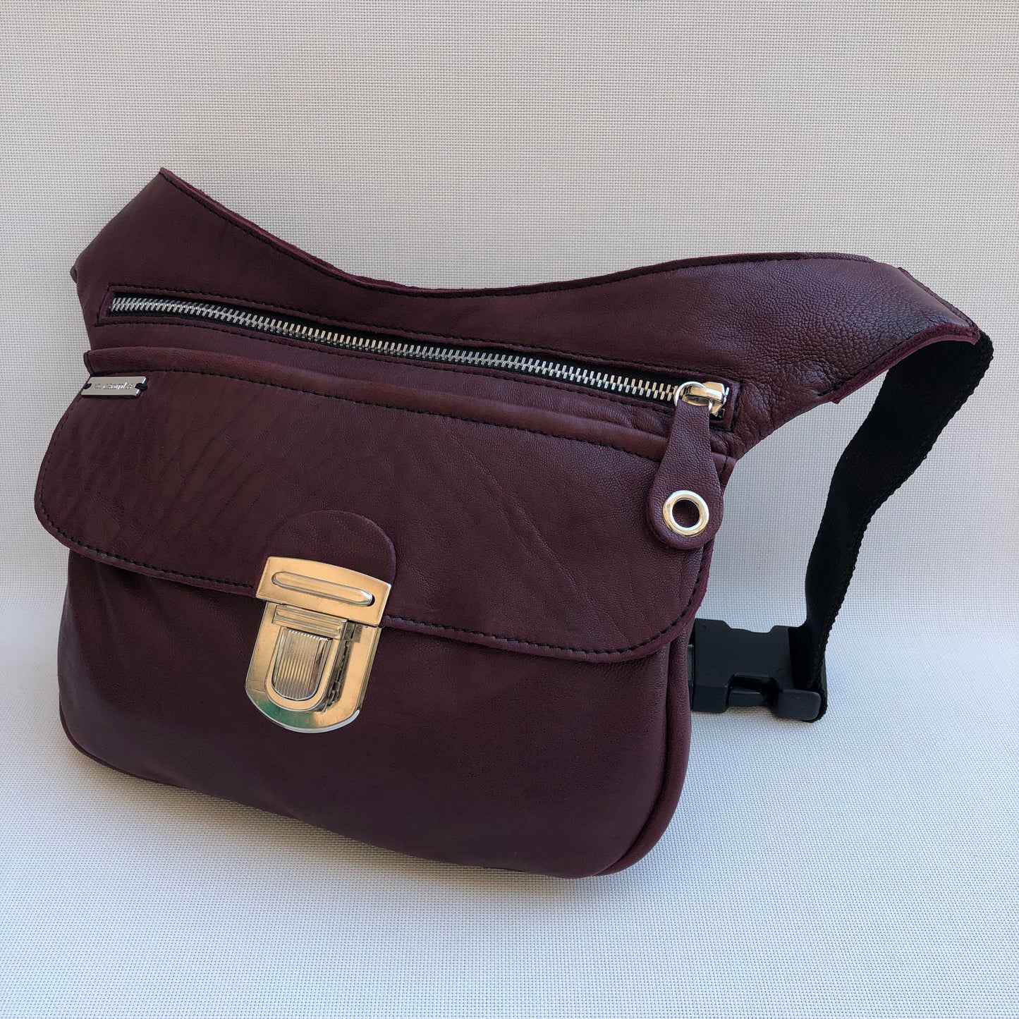 Classic Wine & Silver Natural BioCuir® Leather Exclusive Part No. 10387
