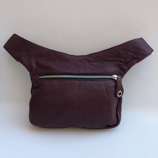 Classic Wine & Silver Natural BioCuir® Leather Exclusive Part No. 10387