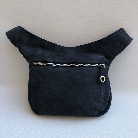 Special Suede "Twisted Skin" Blue Natural BioCuir® Skin Exclusive Piece No. 10674