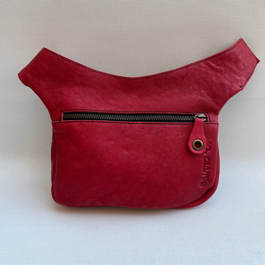 Special Red Top Natural leather BioCuir® Unique Piece No. 10580