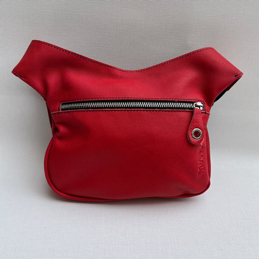 Classic Red & Silver Natural BioCuir® Leather Exclusive Part No. 10549