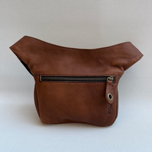 Mini Classic Brown · Piel natural BioCuir® · Pieza Exclusiva Núm. 10613