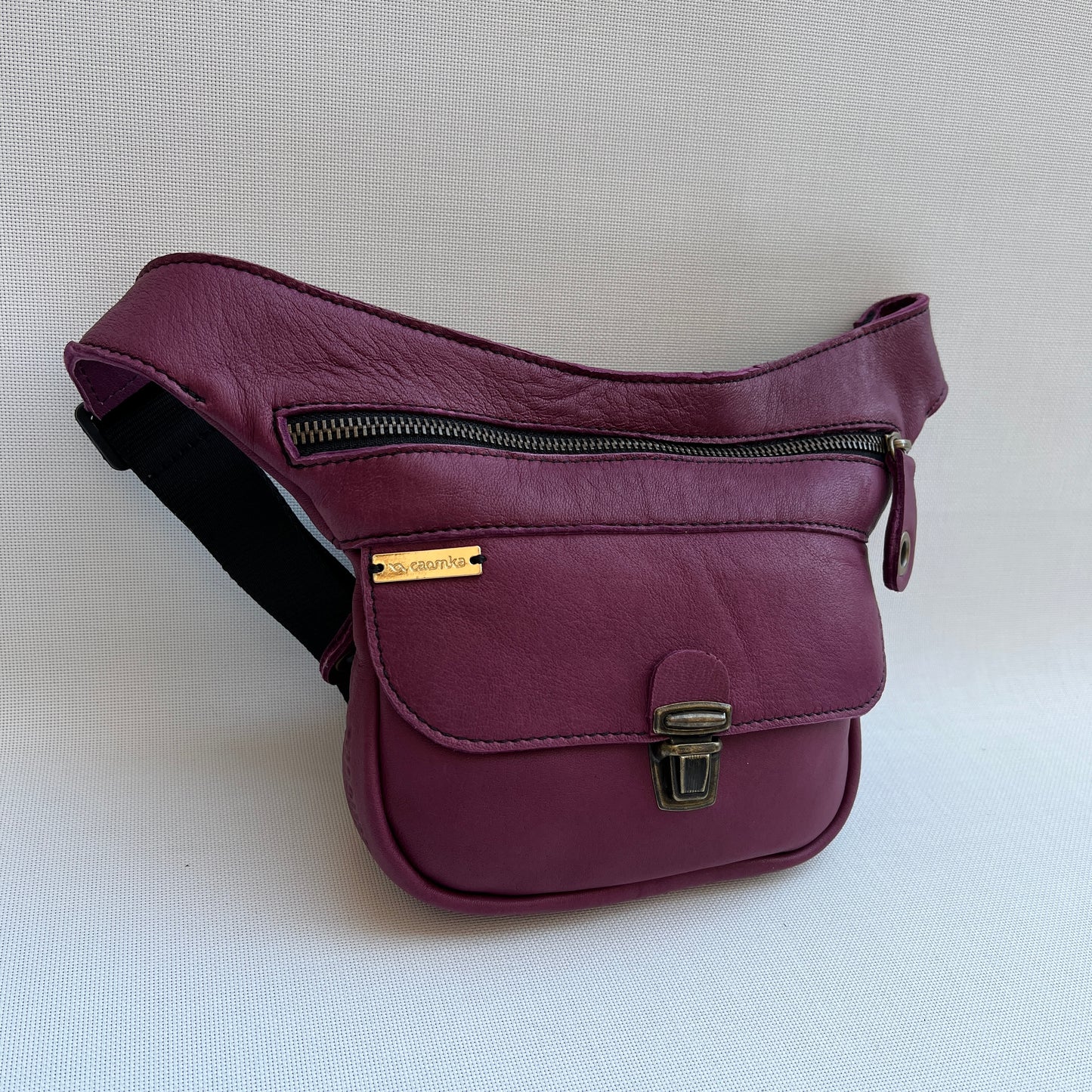 Mini Special Purple · Piel natural BioCuir® · Pieza Exclusiva Núm. 10612