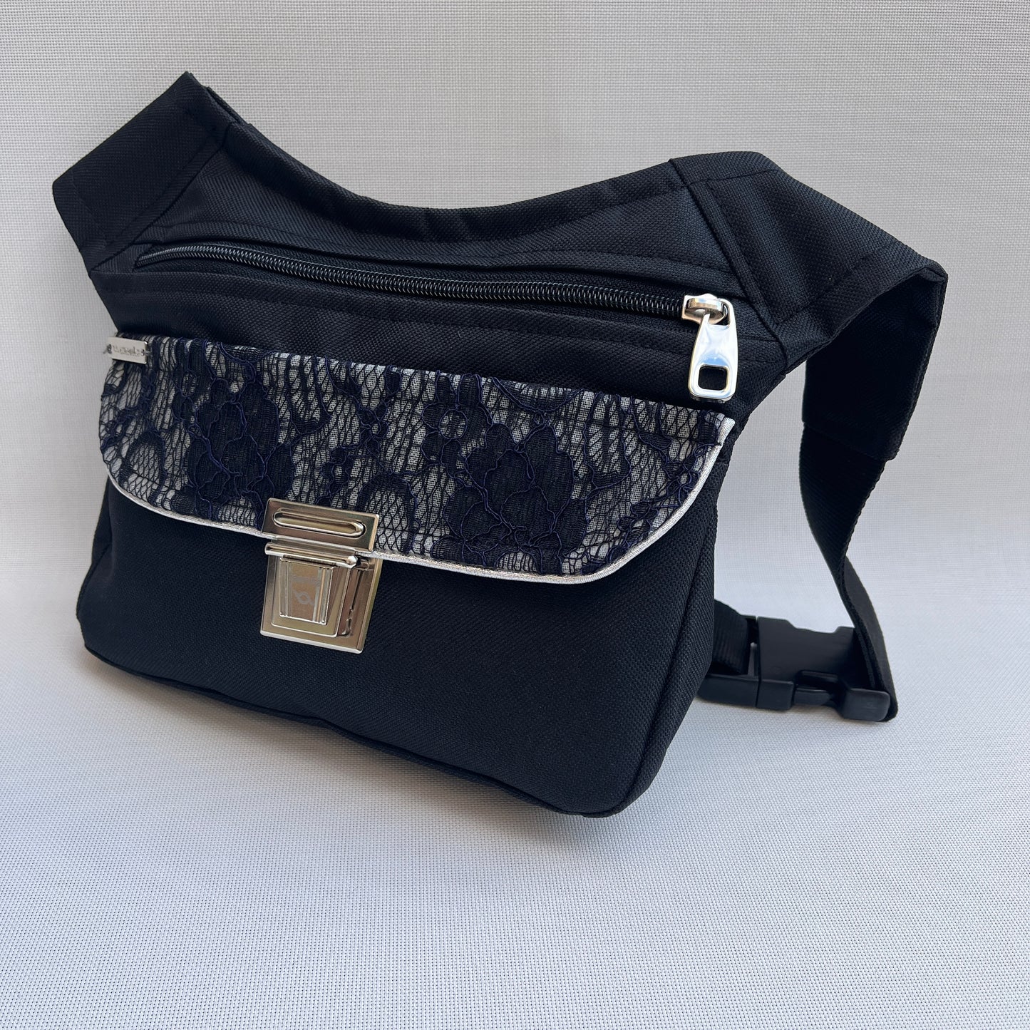 Elegant Black "Cordura" + Bolsillo trasero · Pieza Única Núm. 10695