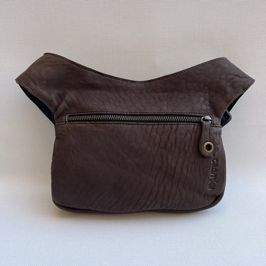 Classic Chocolate Brown Natural BioCuir® Leather Exclusive Piece No. 10859