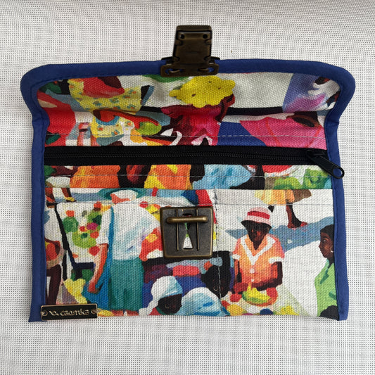 CAOMKA Flat Coin Purse Unique Piece No. 10728