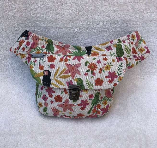 Caomka Mini Waist Bag "LoroPark” Unique Piece No. 5006