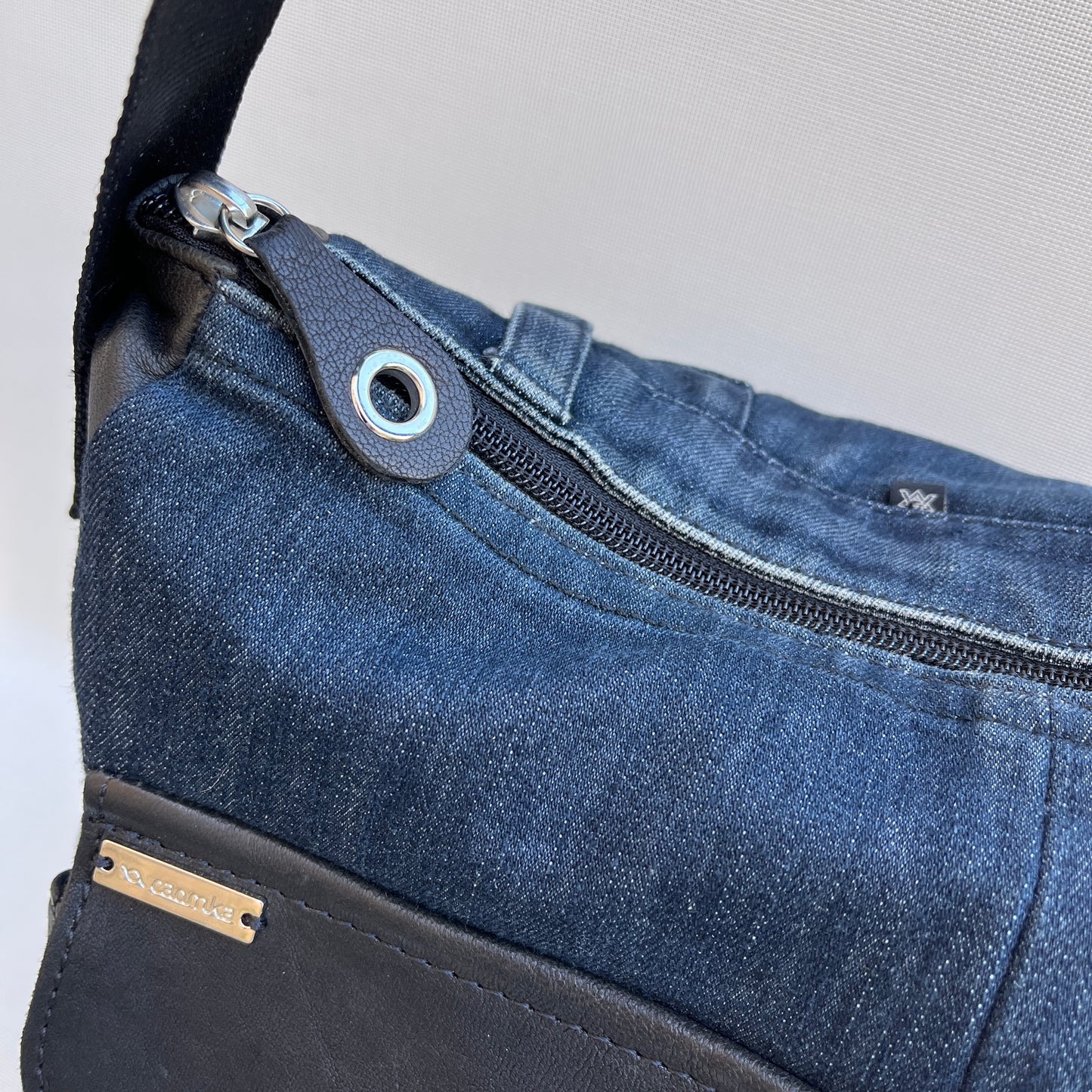 Caomka Tote Bag Special Edition BioCuir® Natural Leather Unique Piece 12052