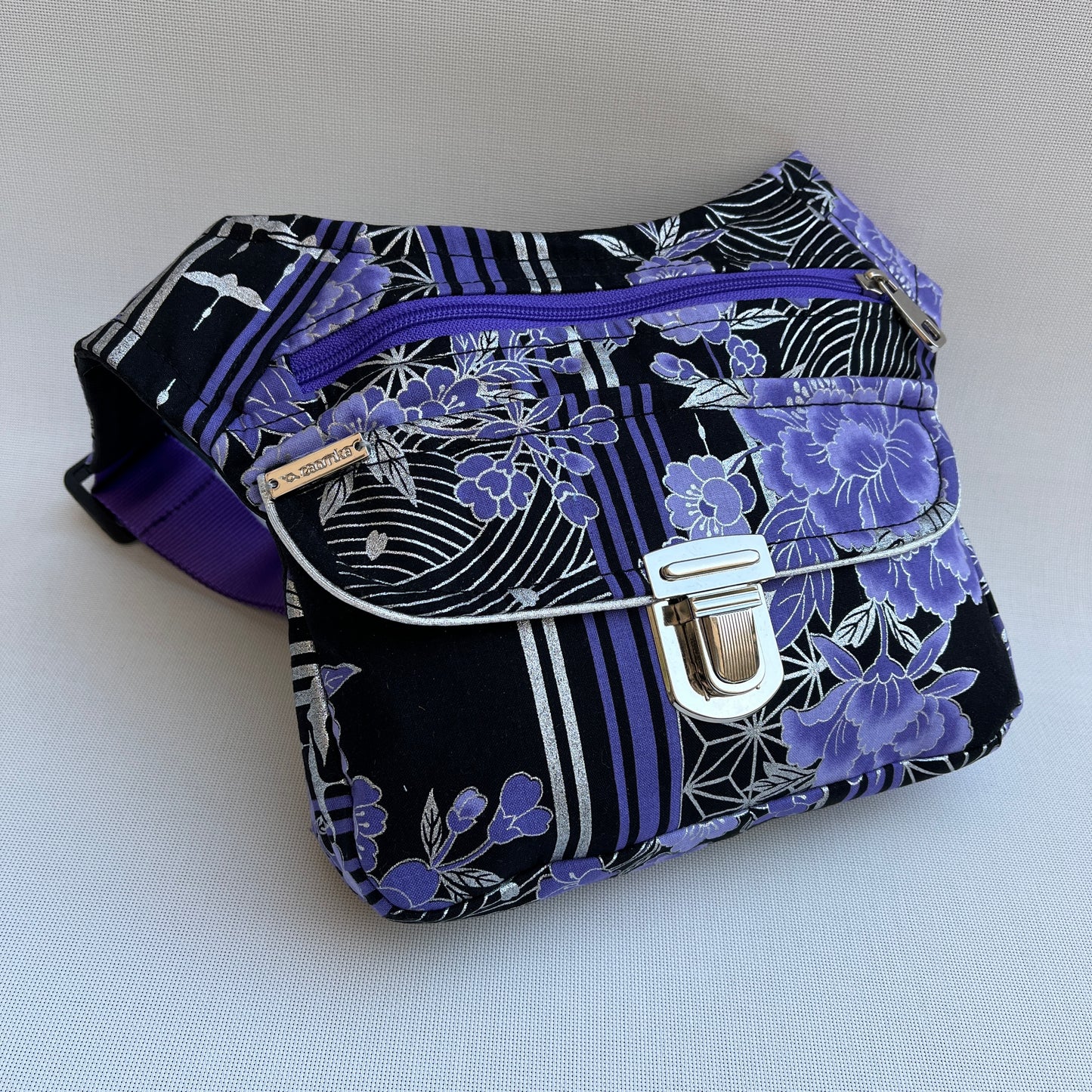 Amazing Purple Flowers + Bolsillo trasero · Pieza Única Núm. 11242