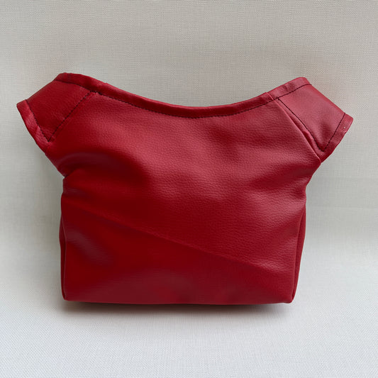 Special Red & Silver Punk Vegan Leather Unique Piece No. 11327