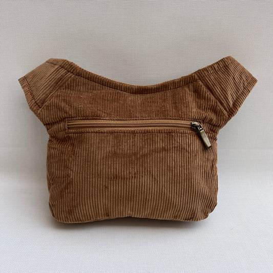 Special Brown Corduroy Top + Back pocket Unique Piece No. 12971