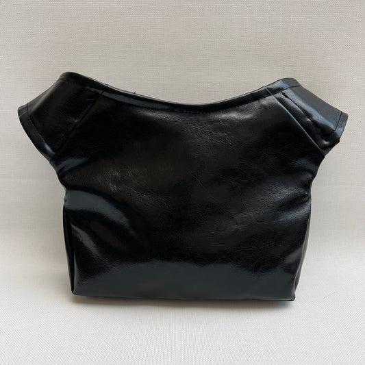 Special Black & White Top Vegan Leatherette Exclusive Piece No. 13048