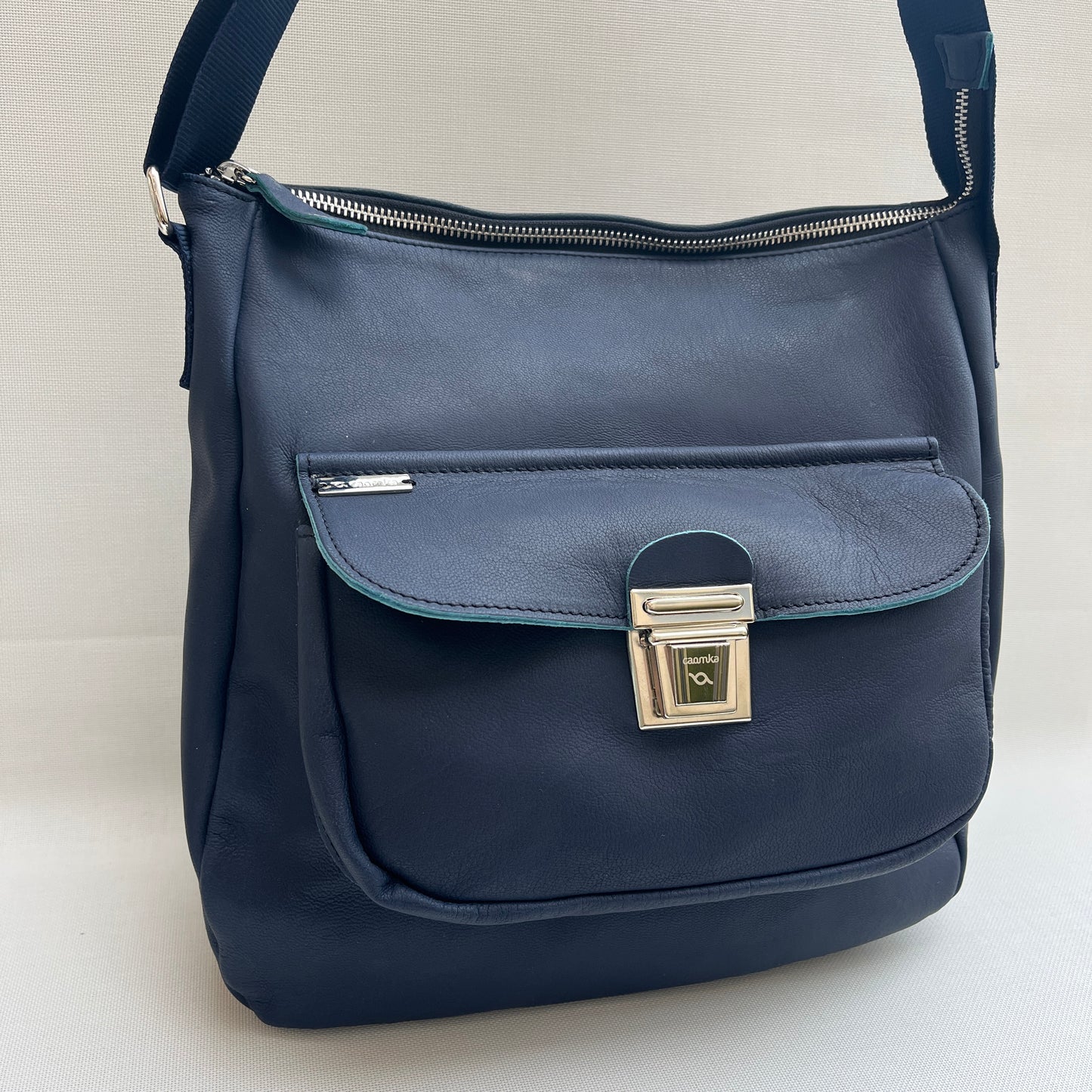 Caomka Tote Bag Special Edition BioCuir® Natural Leather Unique Piece 13029