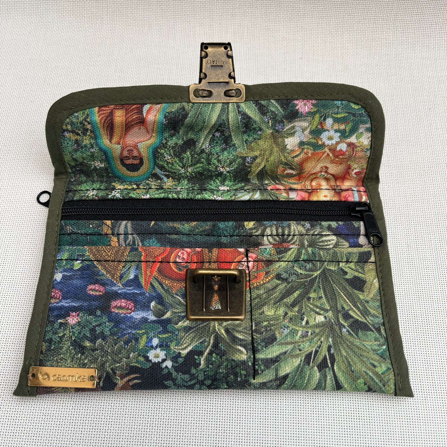 CAOMKA Flat Coin Purse Unique Piece No. 13095