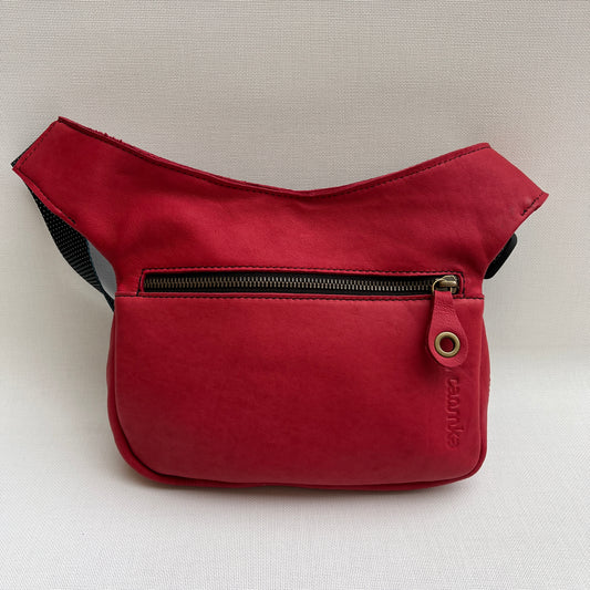 Special Red Plus Natural leather BioCuir® Unique Piece No. 11426