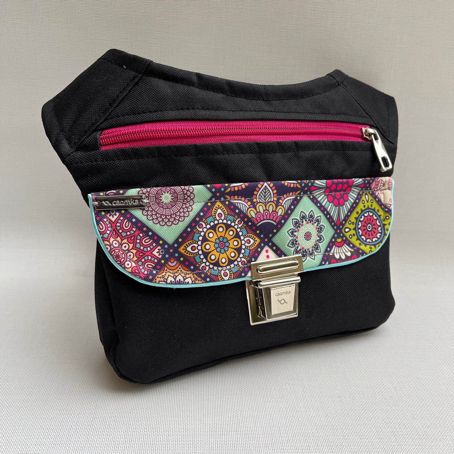 Special Black "Cordura" & Mandalas · Waterproof · Unique Piece No. 11402